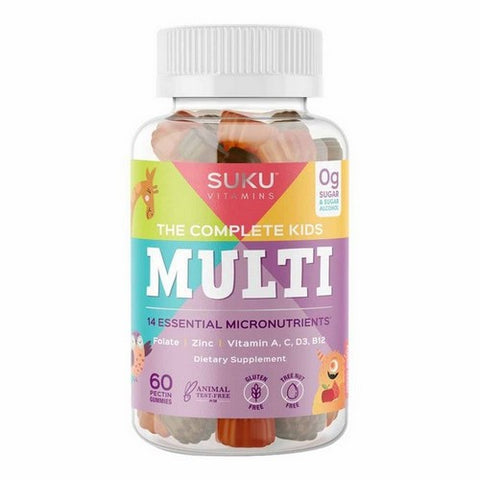 SUKU Vitamins, The Complete Kids Multi, 60 Gummies