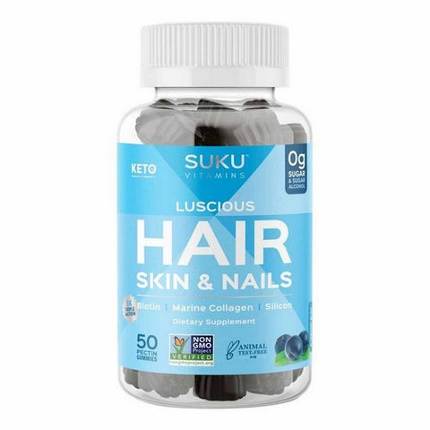 SUKU Vitamins, Luscious Hair, 50 Gummies