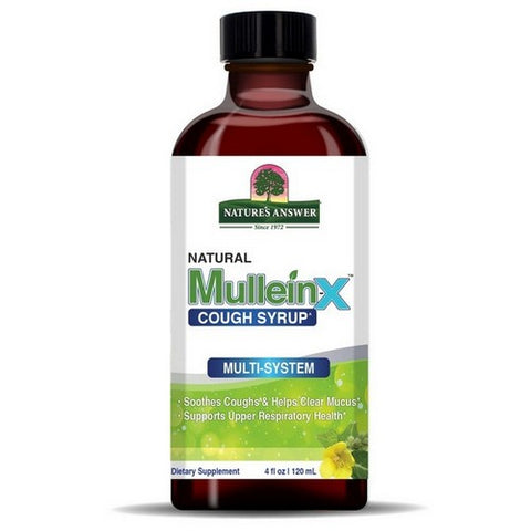 Nature's Answer, Mullein-X Cough Syrup Multi System, 4 Oz