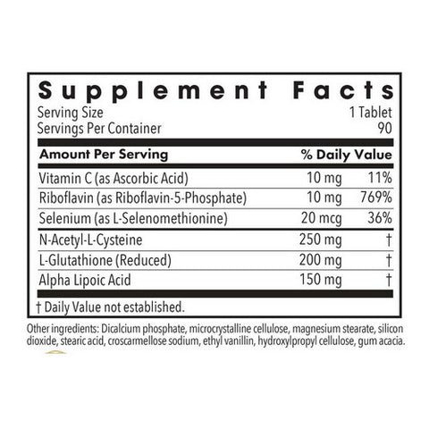 Nutricology/ Allergy Research Group, ThioDox Glutathione Complex, 90 Tabs