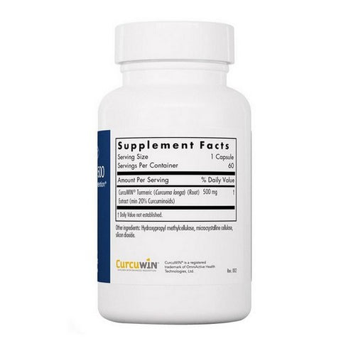 Nutricology/ Allergy Research Group, CurcuWIN 500 Increased Absorption And Retention, 60 Veg Caps