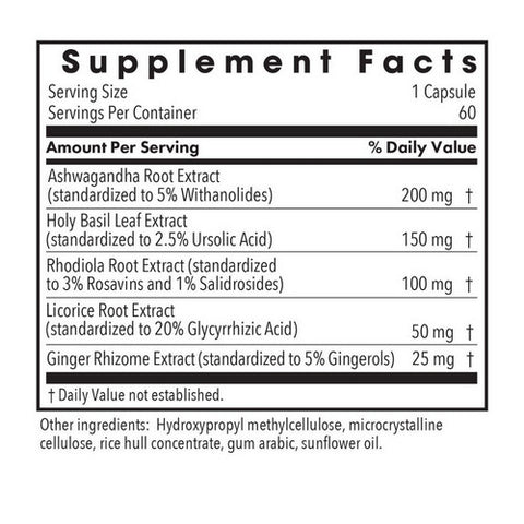 Nutricology/ Allergy Research Group, Herbal Adapt HPA Axis Restore, 60 Veg Caps