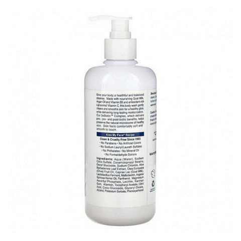 Kiss My Face, Goat Milk Body Wash Frgrance Free, 16 Oz Kiss My Face