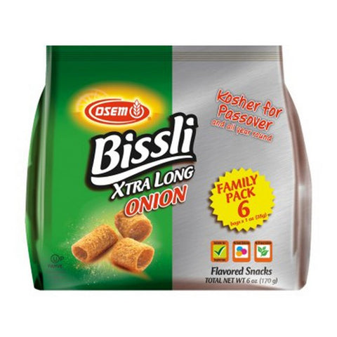 Osem, Bissli Extra Long Onion, 6 Oz (Case Of 8)