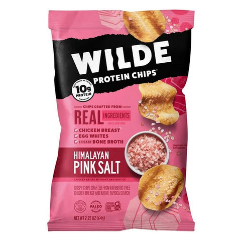 Wilde Snacks, Himalayan Pink Salt Protein Chips, 2.25 Oz (Case Of 12)