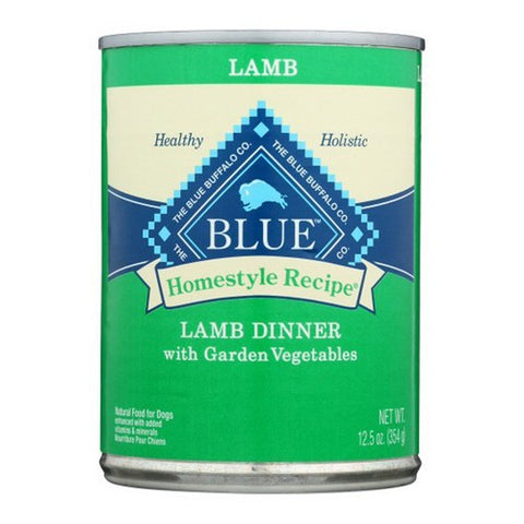 Blue Buffalo, Homestyle Recipe Natural Lamb Dinner With Garden Wet Dog Food, 12.5 Oz (Case Of 12)
