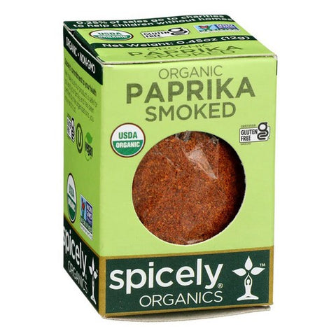 Spicely Organics, Organic Paprika Smoked, 0.45 Oz (Case Of 6)