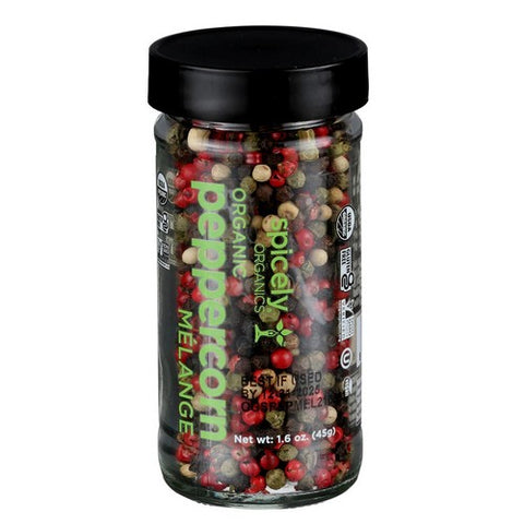 Spicely Organics, Organic Peppercorn Melange, 1.6 Oz (Case Of 3)