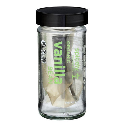 Spicely Organics, Organic Vanilla Bean, 2 Oz (Case Of 3)