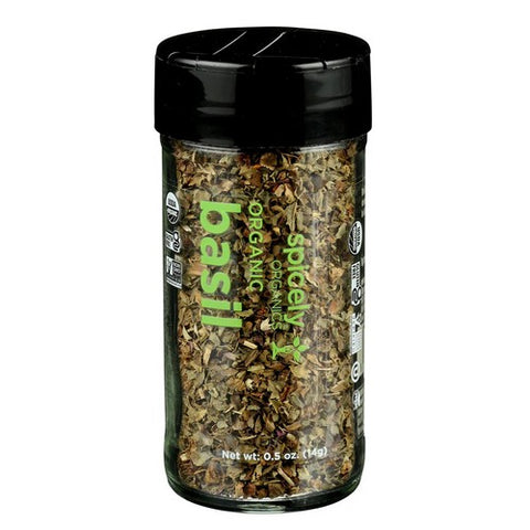 Spicely Organics, Organic Basil, 0.5 Oz (Case Of 3)