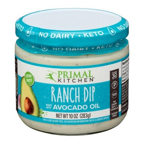 Primal Kitchen, Ranch Dip Made With Avocado Oil, 10 Oz (Case Of 6)