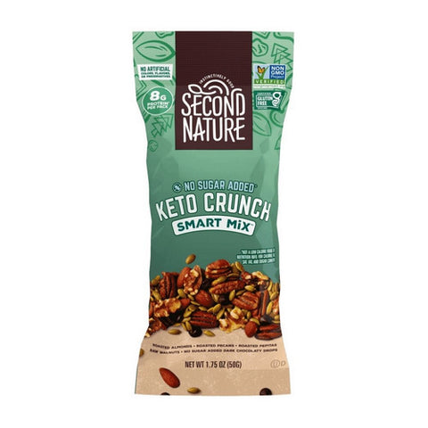 Second Nature, Keto Crunch Smart Mix, 1.75 Oz (Case Of 12)