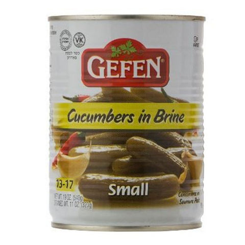Gefen, Small Cucumbers In Brine, 19 Oz