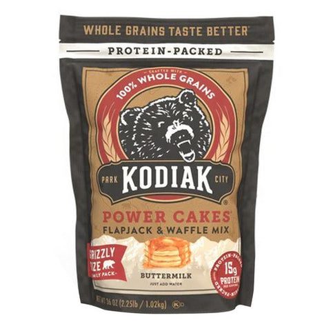 Kodiak Cakes, Flapjacl And Waffle Mix Power Cakes Buttermilk, 36 Oz (Case Of 6)