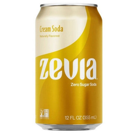 Zevia, Cola Cream Soda Zero Calorie, 12 Oz (Case Of 12)