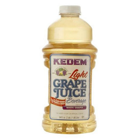Kedem, Lite White Grape Juice, 64 Oz (Case Of 8)