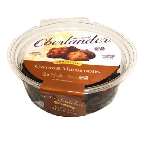 Oberlander, Coconut Macaroons Chocolate Cookies, 10 Oz (Case Of 24)