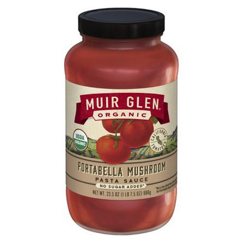 Muir Glen, Organic Portobello Mushroom Pasta Sauce, 23.5 Oz (Case Of 12)