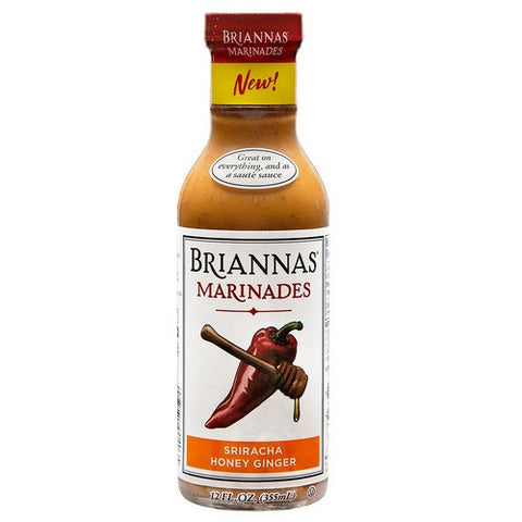 Briannas, Marinade Sriracha Honey Ginger, 12 Oz (Case Of 6)