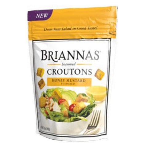 Briannas, Croutons Honey Mustard, 5 Oz (Case Of 6)