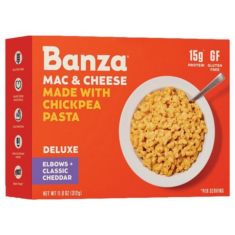 Banza, Chickenpea Mac And Cheese Pasta, 11 Oz(Case Of 6)