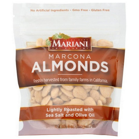 Mariani Brand, Marcona Almonds, 6 Oz(Case Of 12)