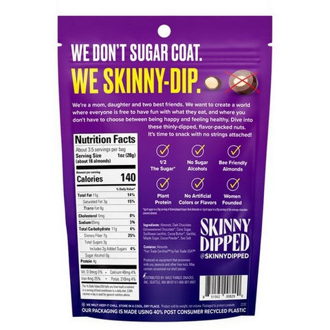 Nature Nate's, Almonds Super Dark Chocolate Plus Sea Salt, 3.5 Oz(Case Of 10)