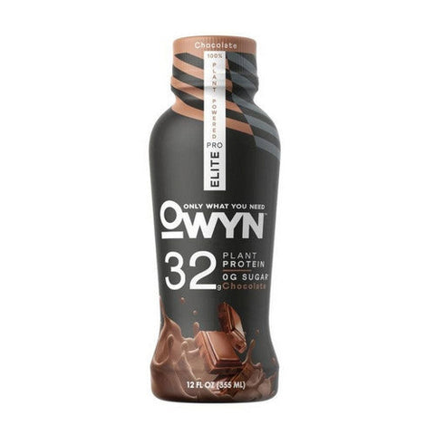 Owyn, Plant Based Pro Elite Chocolate Protein Drink, 12 Oz(Case Of 12) Owyn