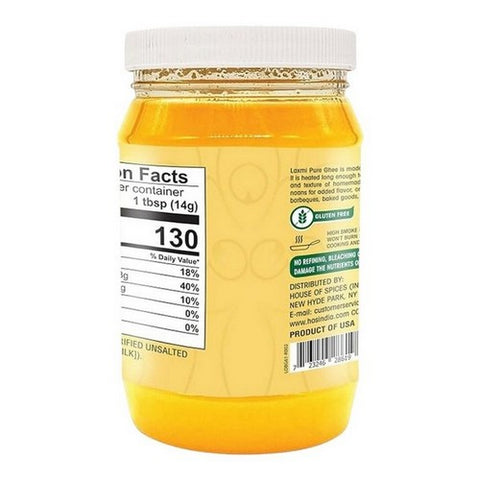 Laxmi, Butter Ghee, 14 Oz(Case Of 12)