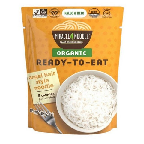 Miracle Noodle, Organic Angel Hair Noodles, 7 Oz(Case Of 6)