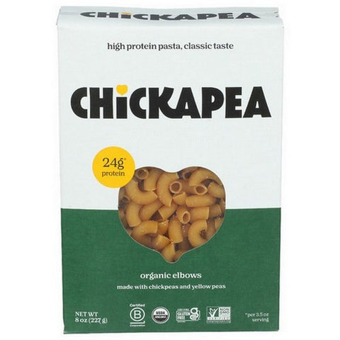 Chickapea, Oragnic Pasta Elbows, 8 Oz(Case Of 6)