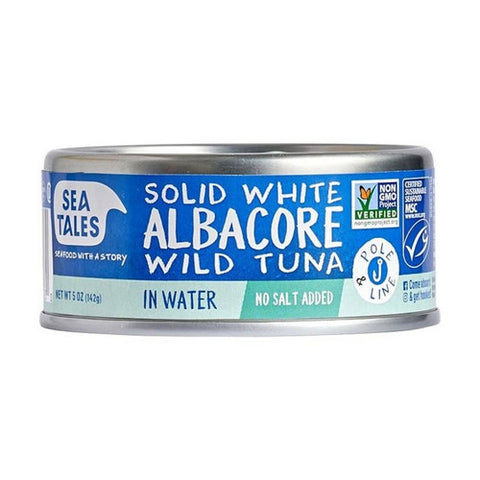 Sea Tales, Solid White Albacore Wild Tuna, 5 Oz(Case Of 12)