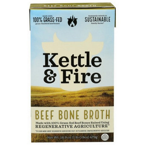 Functional Remedies, Regenerative Beef Bone Broth, 16.9 Oz(Case Of 6)