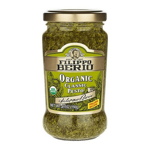 Filippo Berio, Organic Classic Pesto, 6.7 Oz(Case Of 6)