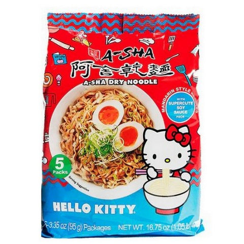 Asha, Hello Kitty Mandarin Noodles Supercute Soy Sauce, 16.75 Oz(Case Of 6)
