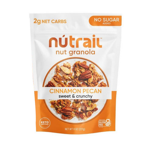 Nutrail, Cinnamon Pecan Nut Granola, 8 Oz(Case Of 6)