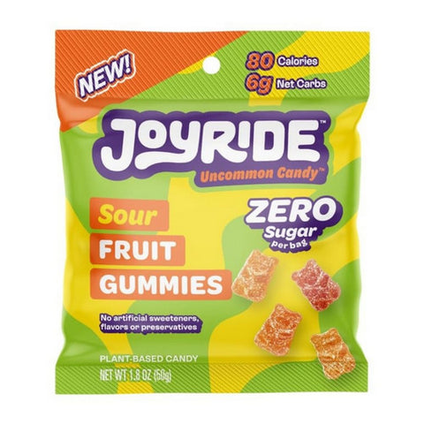 Joyride, Fruit Gummies Zero Sour, 1.8 Oz(Case Of 8)