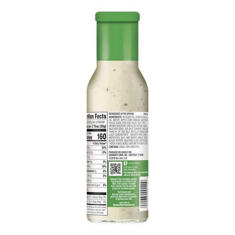 Newman's Own, Avocado Oil And Extra Virgin Olive Oil Caesar Dressing, 8 Oz(Case Of 6)