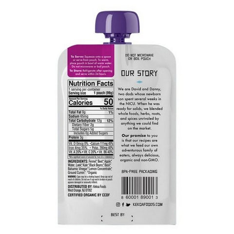 Kekoa, Beets Fennel And Kale Squeeze Pouch, 3.5 Oz(Case Of 6)