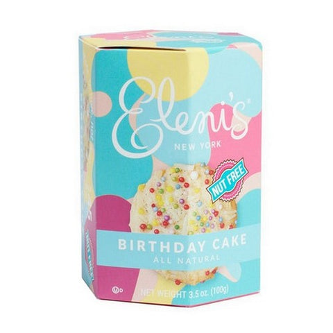 Elenis Cookies, Birthday Cake Cookies Box, 3.5 Oz(Case Of 6)