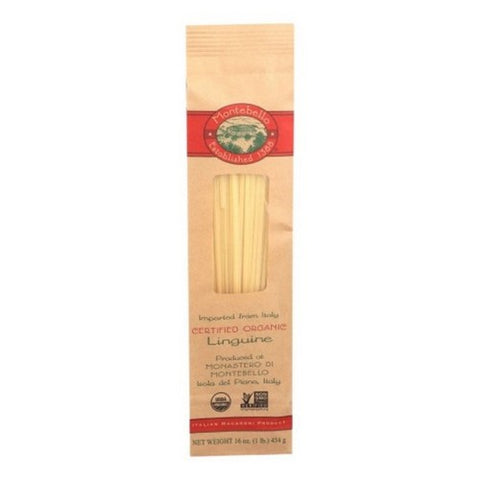 Montebello, Organic Linguine Pasta, 16 Oz (Case Of 12)