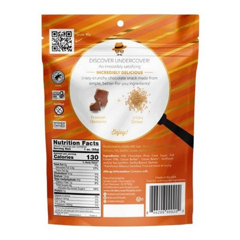 Undercover Quinoa, Quinoa Milk Chocolate, 2 Oz (Case Of 12)