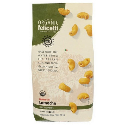 Felicetti, Organic Bronze Cut Lumache, 16.01 Oz (Case Of 12)