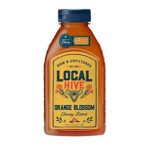 Local Hive, Orange Blossom Honey Blend, 16 Oz (Case Of 6)
