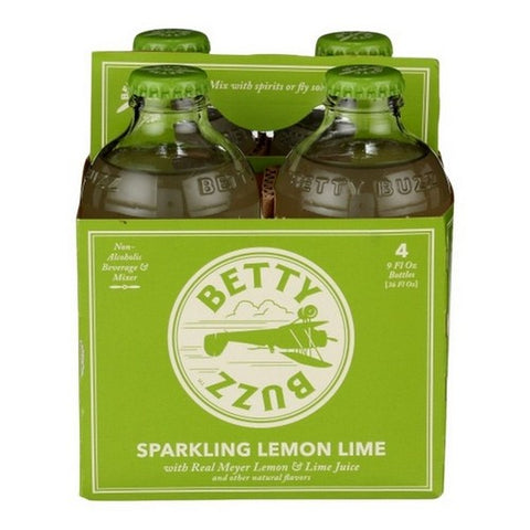 Betty Buzz, Sparkling Lemon Lime, 36 Oz (Case Of 6)