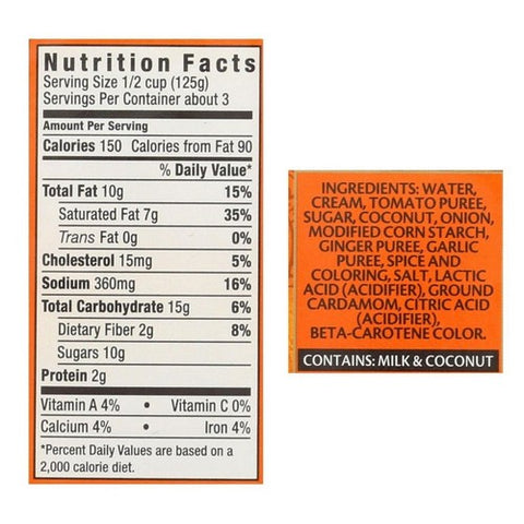 Sharwoods, Korma Curry Cooking Sauce, 14.1 Oz (Case Of 6)