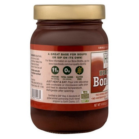 Healo Foods, Heritage Beef Bone Broth, 14 Oz (Case Of 6)