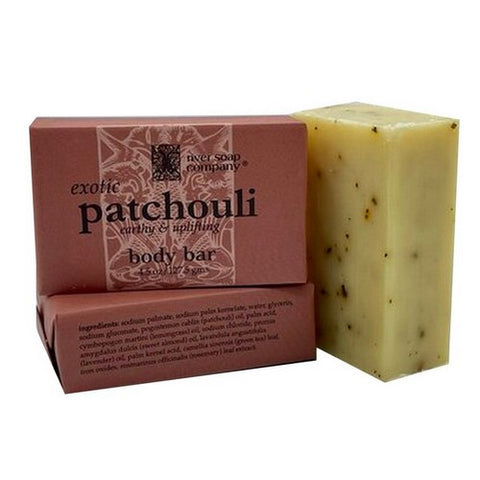 River Soap Company, Patchouli Soap Bar, 4.5 Oz(Case Of 12)