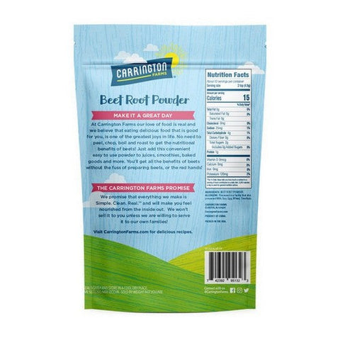 Carrington Farms, Beet Root Powder, 10 Oz(Case Of 6) Carrington Farms