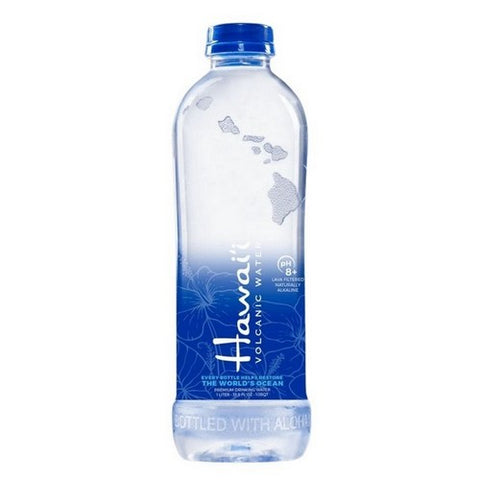 Hawaii Volcanic, Naturally Alkaline Premium Drinking Water, 33.8 Oz(Case Of 12)